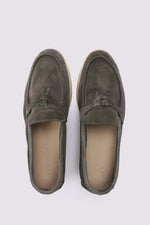 PREMIUM GREY TASSEL LOAFERS