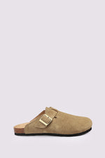 PREMIUM SUEDE BEIGE CLOGS
