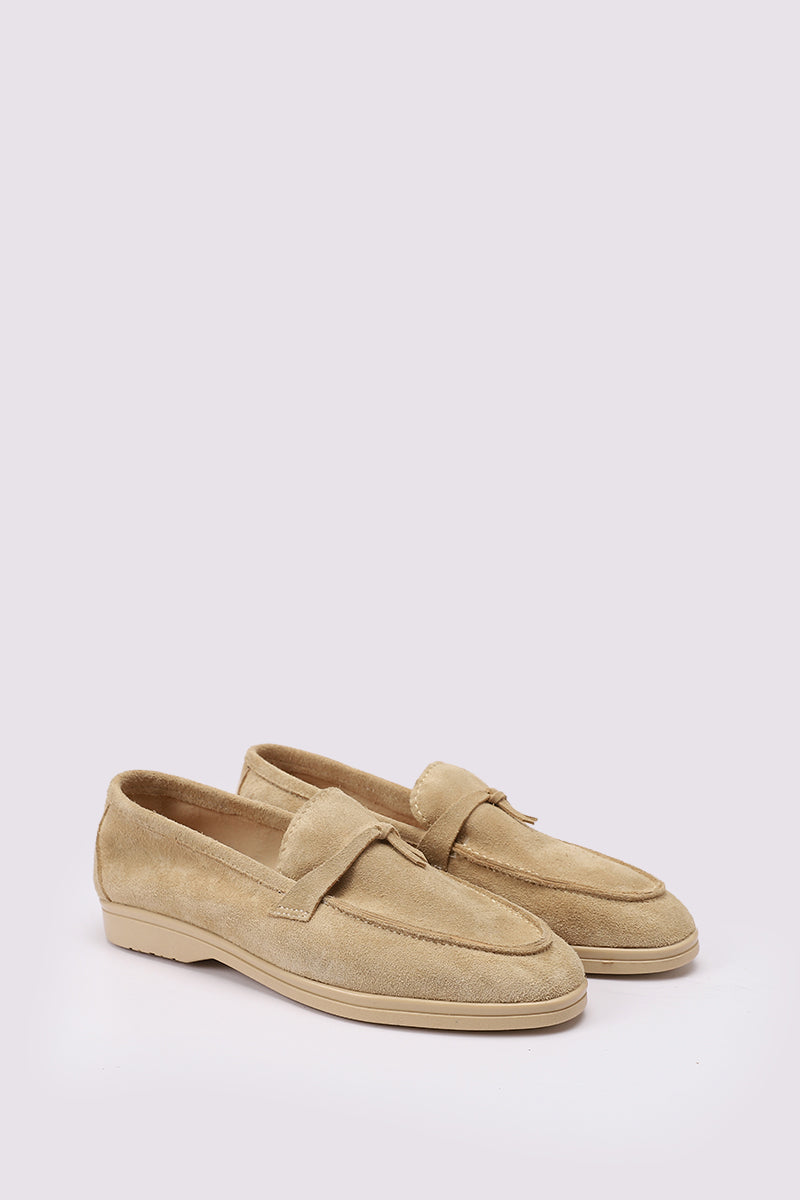 PREMIUM BEIGE TASSEL LOAFERS