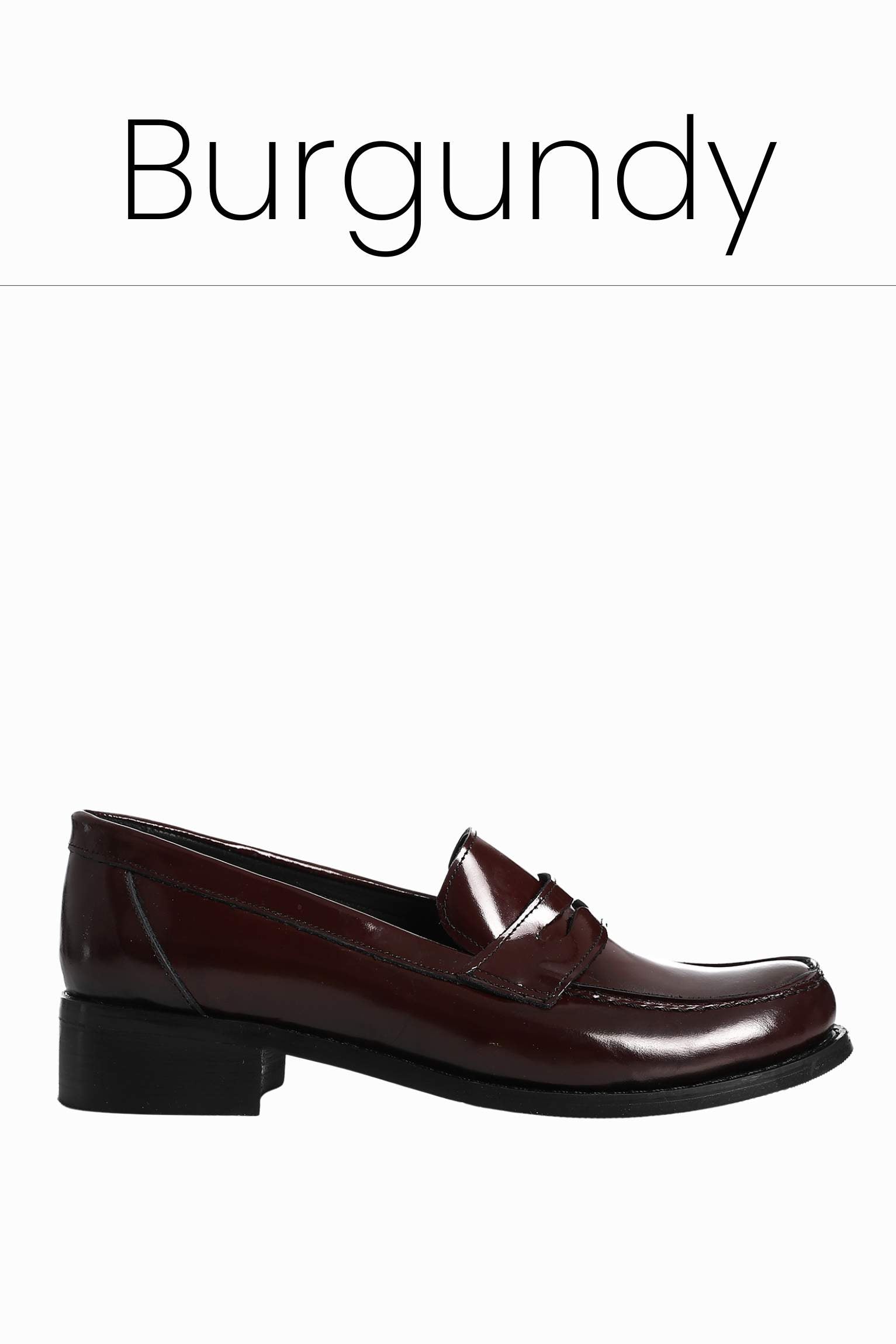 Heeled Burgundy - 