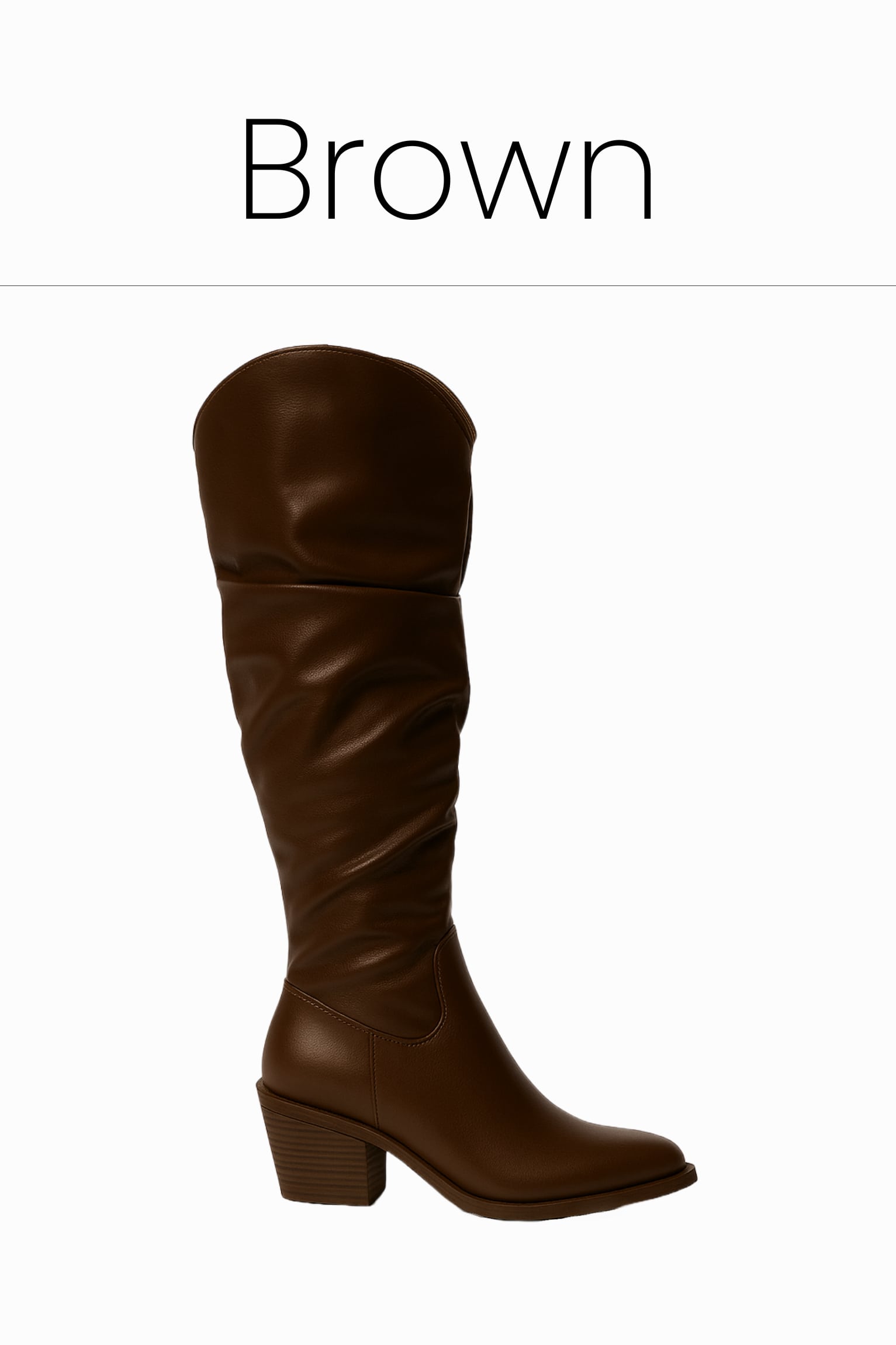 Studded Boot Women brown - 