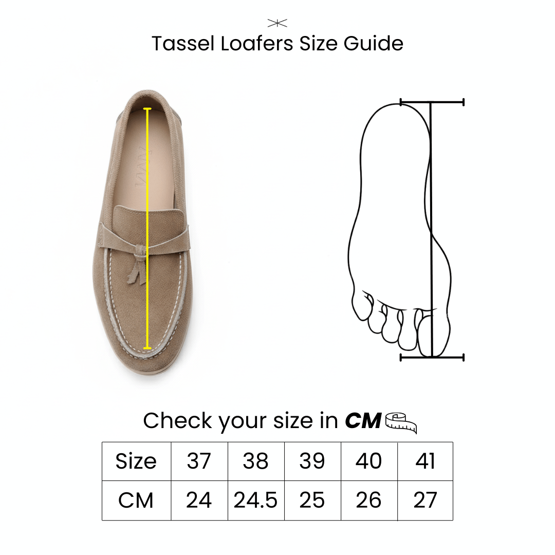 Size Chart Tassel