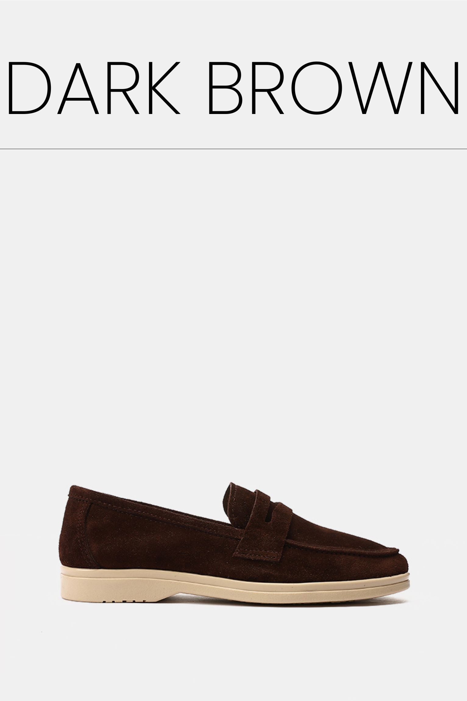 Dark brown leather tassel loafers