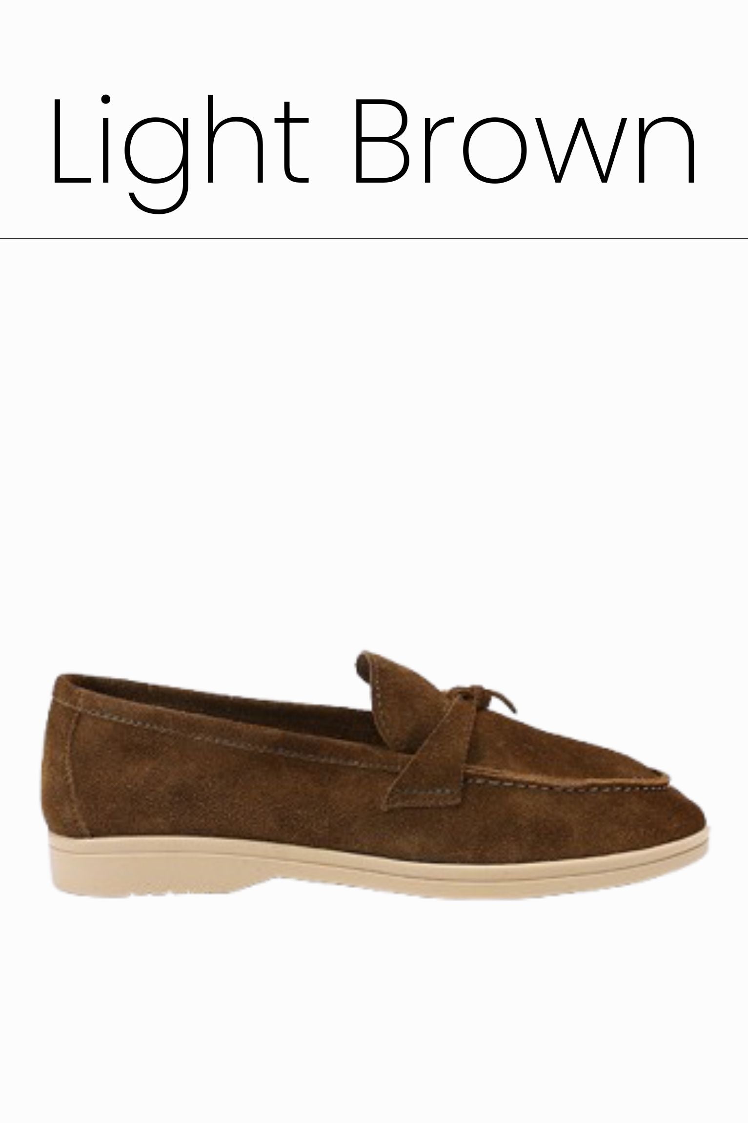 Premium light brown tassel loafers