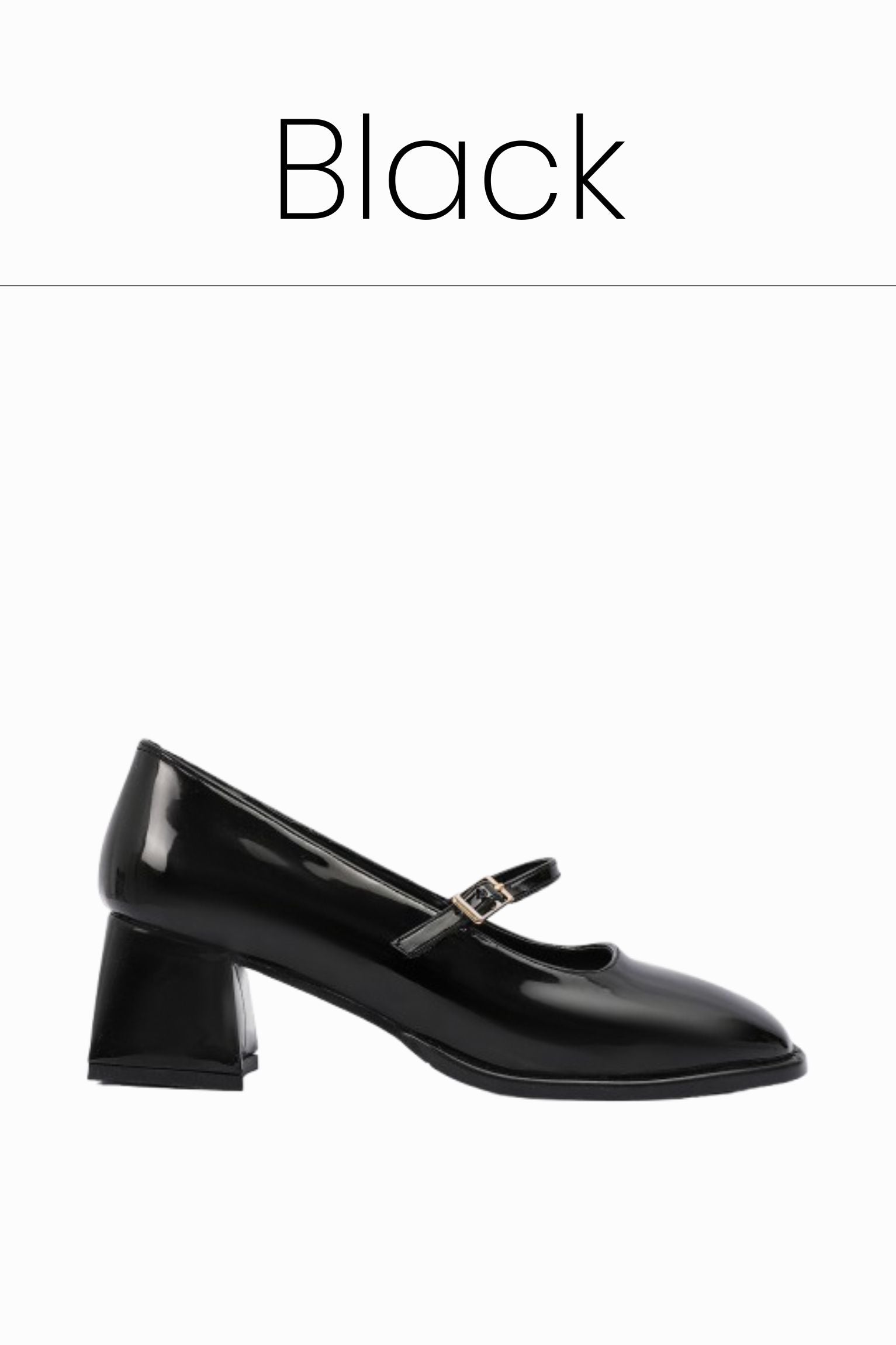 Black mary jane pumps