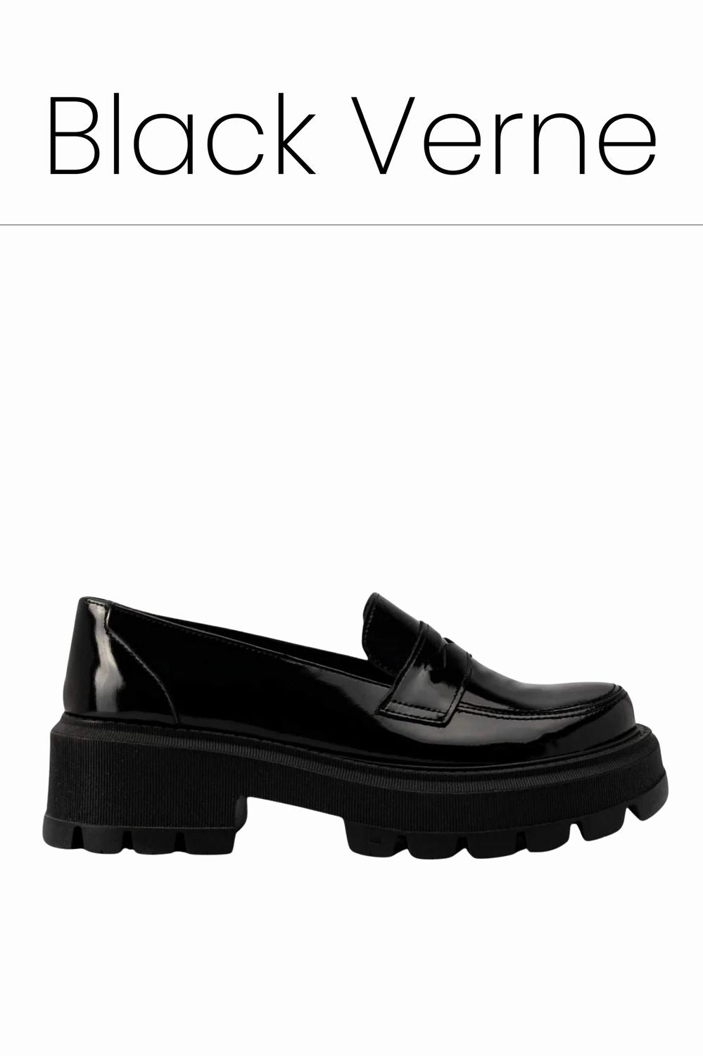 Loafer black verne